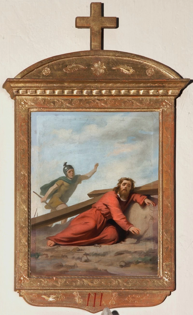A. - Gesù Cristo cade la prima volta